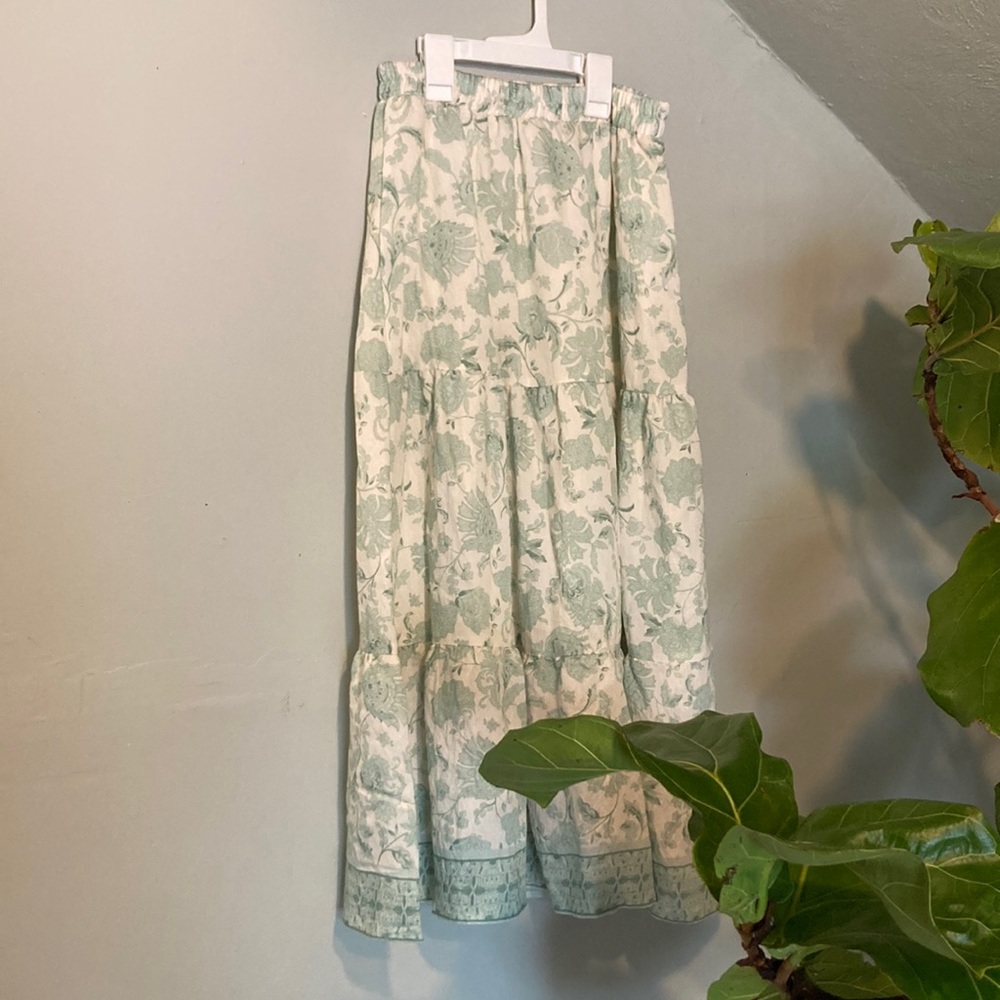 Mint green maxi skirt (see my other listing for matching top!!) NWOT